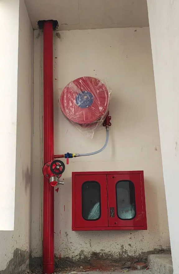 Hose reel, landing valve and hose box on a staircase landing — Zed-King Institute of Fire And Safety gallery