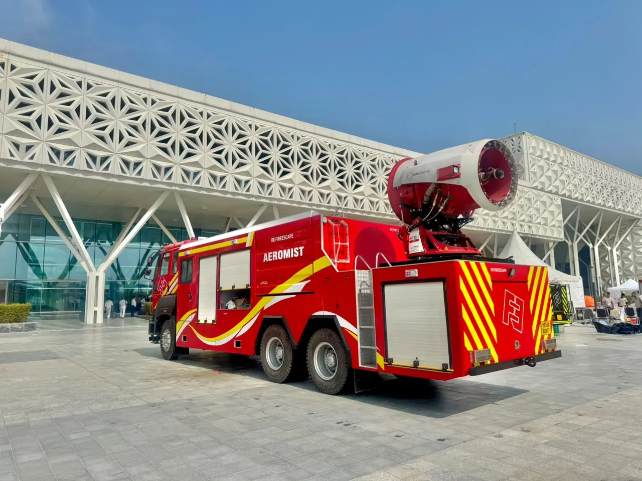 Mist cannon fire tender on display at Fire India 2026 — Zed-King Institute of Fire And Safety gallery