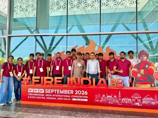Fire Safety Training Beyond the Classroom: Our Students at Fire India 2026