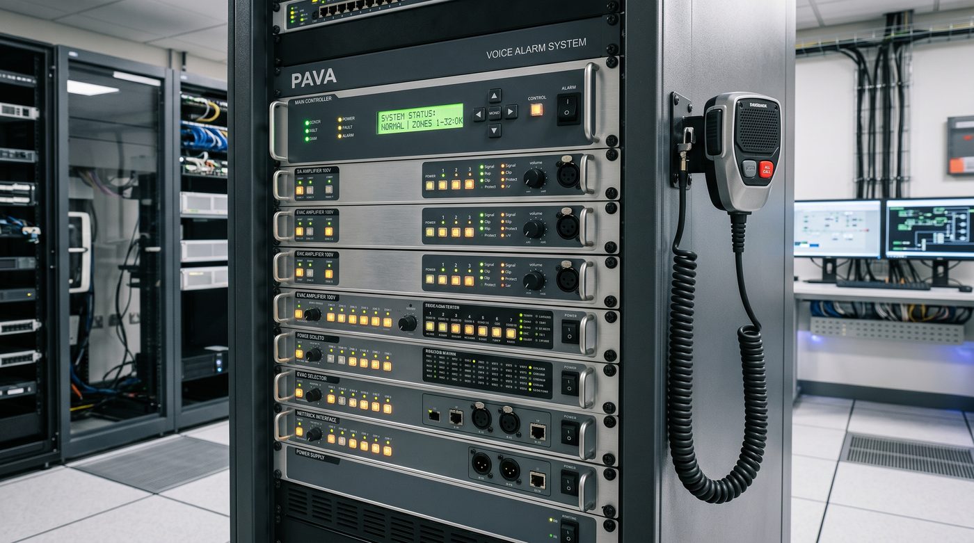 Public Address & Voice Evacuation (PAVA) System